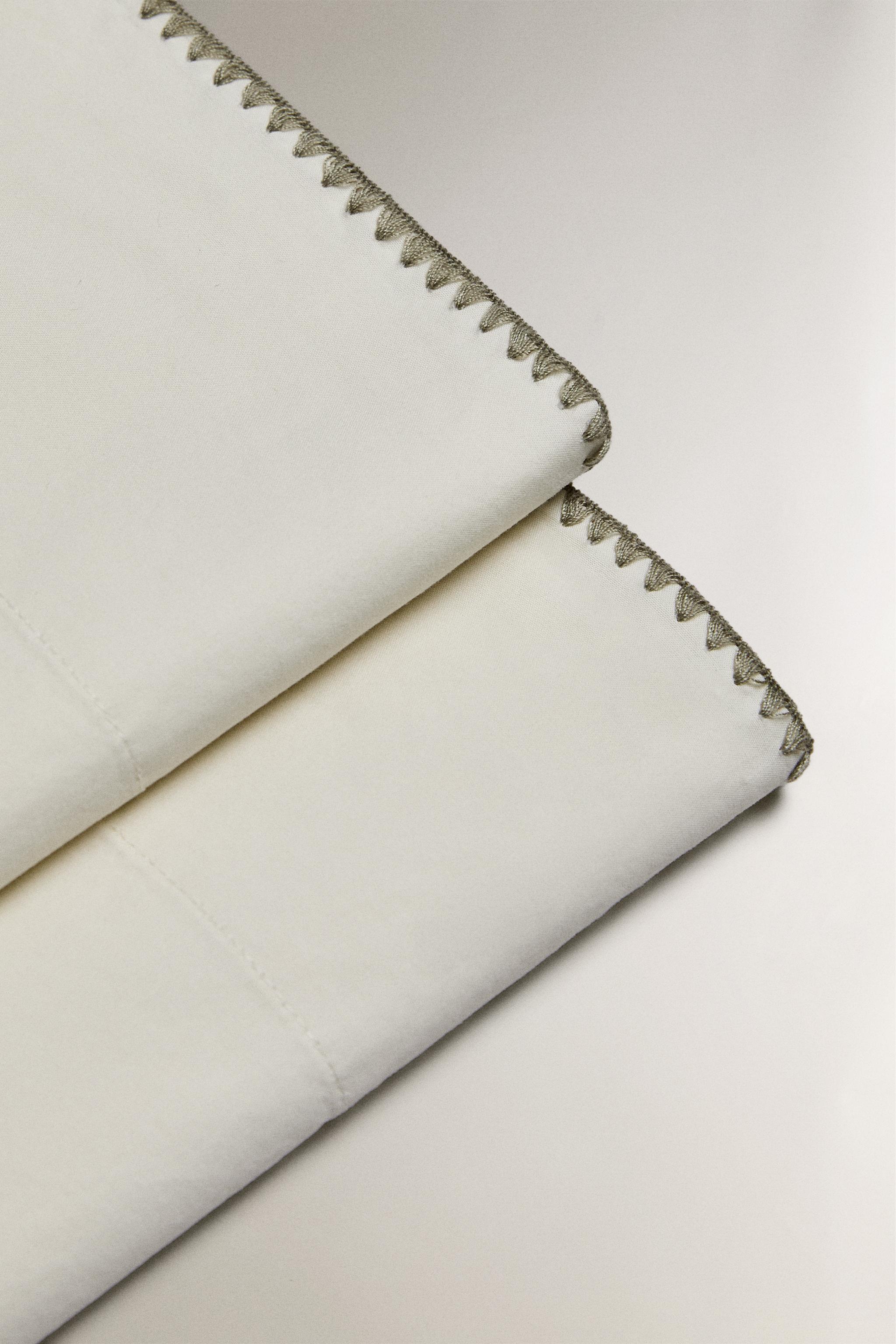 KIDS’ COTTON SHELL STITCH FLAT SHEET