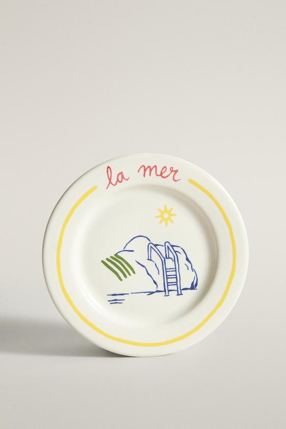 Zara SUMMER SIDE PLATE | DIEGO NINE - Yellow - Image 0