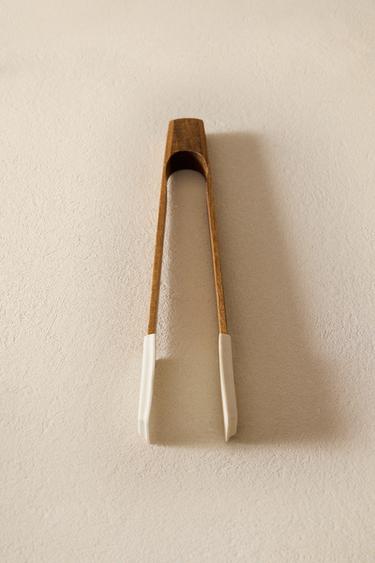 PINCES EN SILICONE ET EN BOIS - Crème de Zara - Image 5
