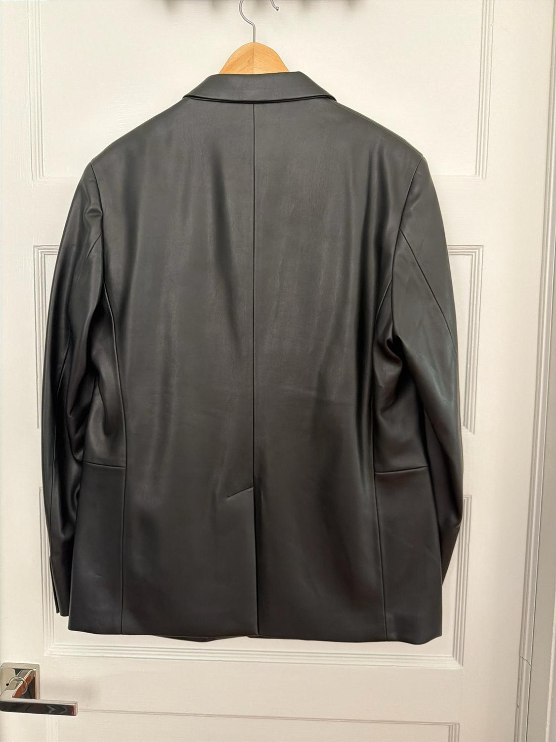FAUX LEATHER BLAZER - Image 2