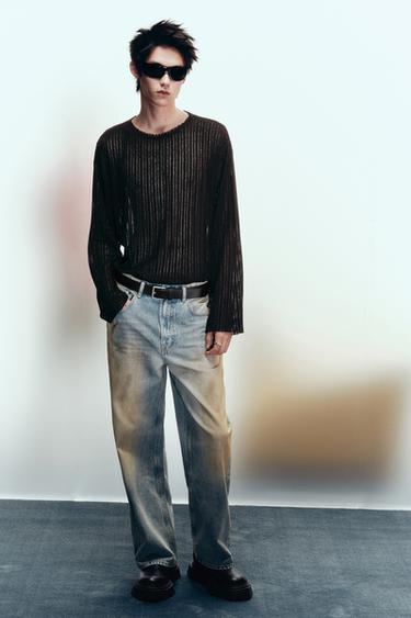 OPEN KNIT SWEATER - Black by Zara - Image 0
