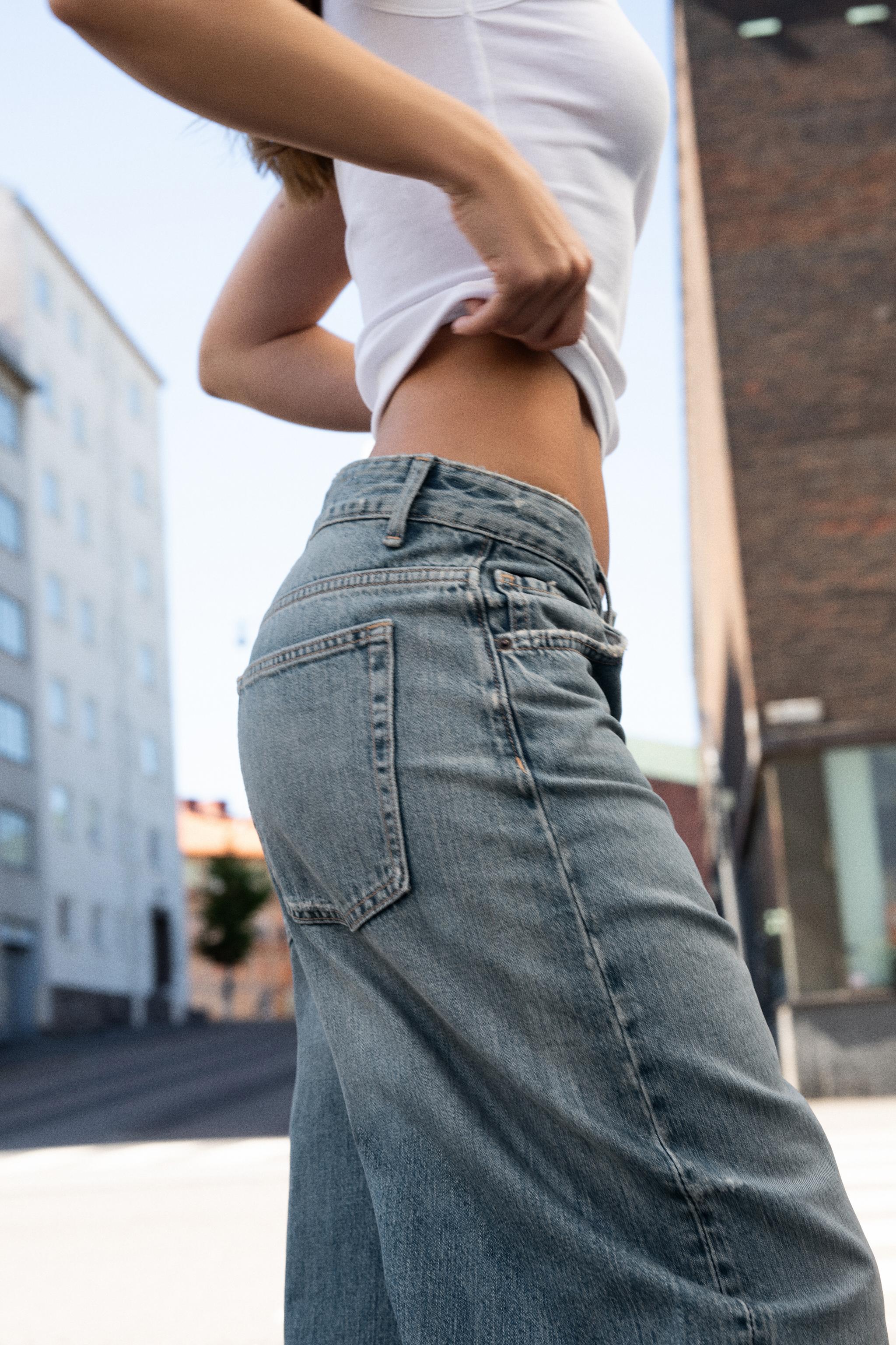 TRF BAGGY KATLAMALI ORTA BEL JEAN - Görsel 2