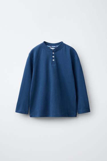 AGES 6-14 / STRIPED PYJAMA SET - Blue by Zara - Image 1