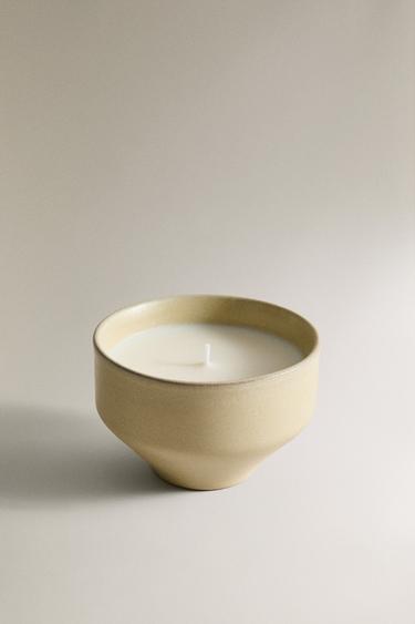 (230 G) VELA AROMÁTICA MIMOSA SUBLIME - Amarillo de Zara