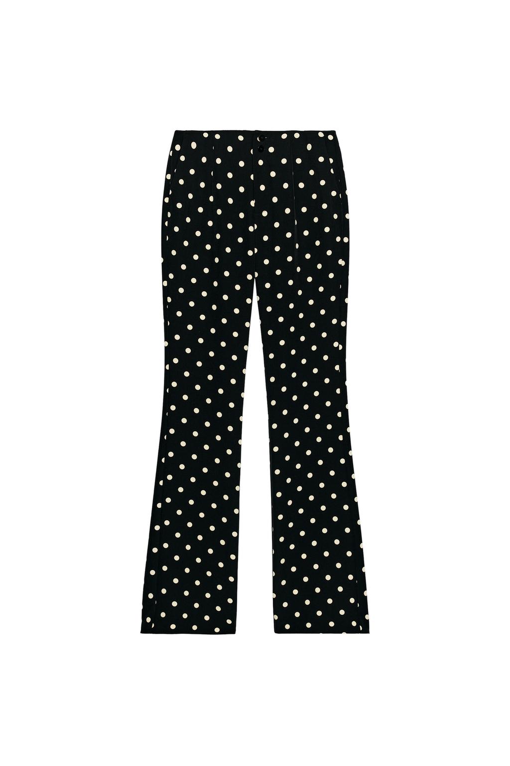 POLKA DOT FLARE PANTS - image 3