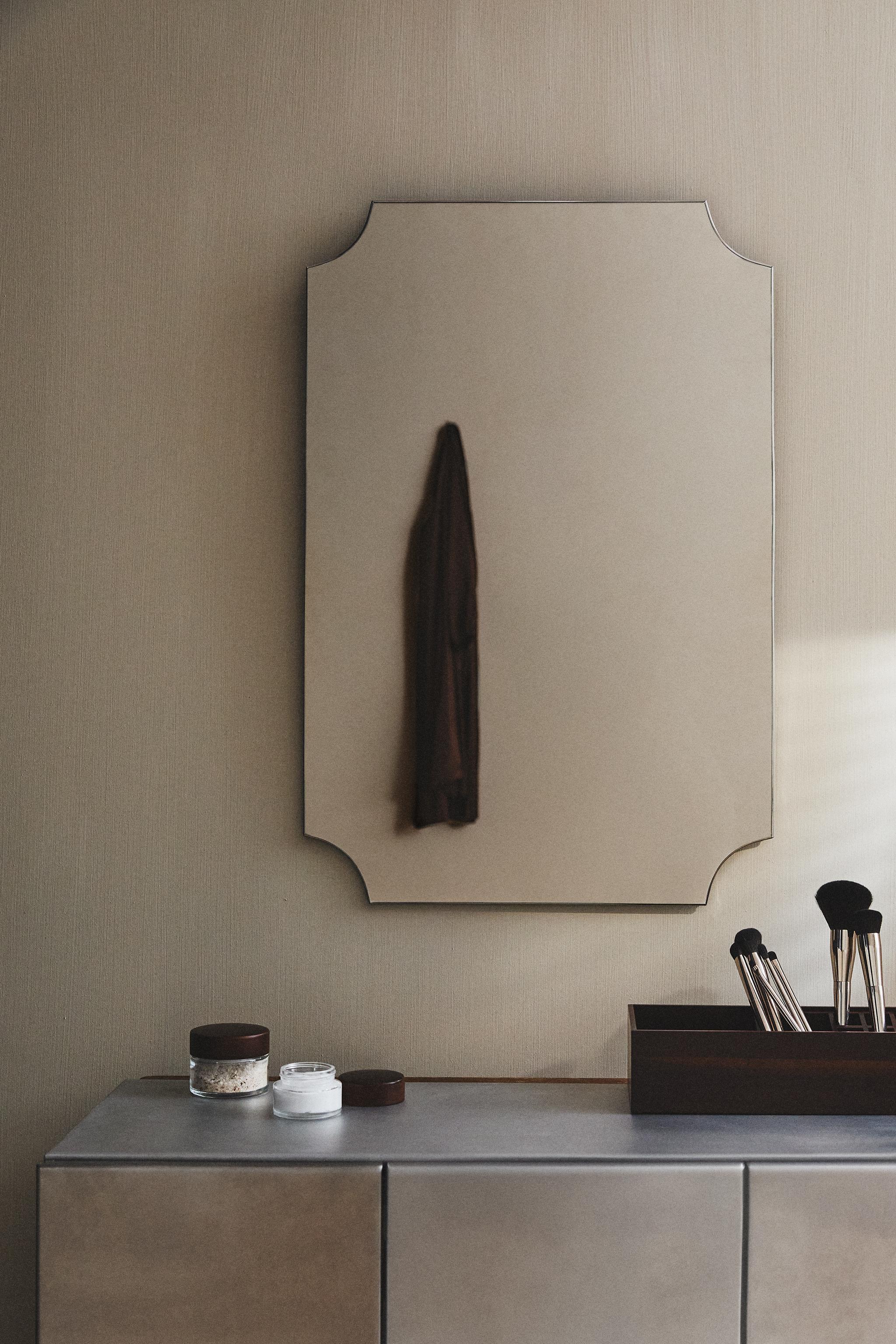 MIROIR CONTOUR ARGENT