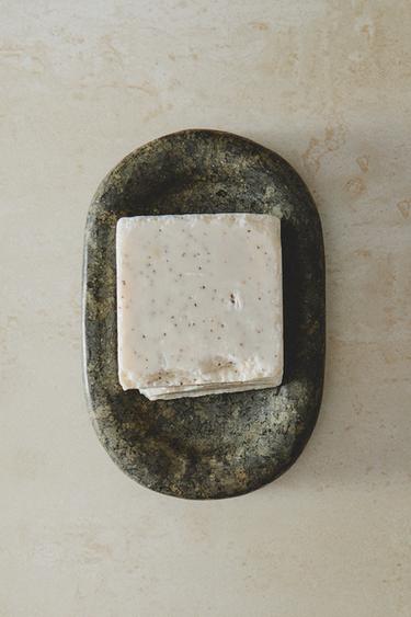 GREENISH MARBLE BATHROOM SOAP DISH - Green by Zara - Image 4