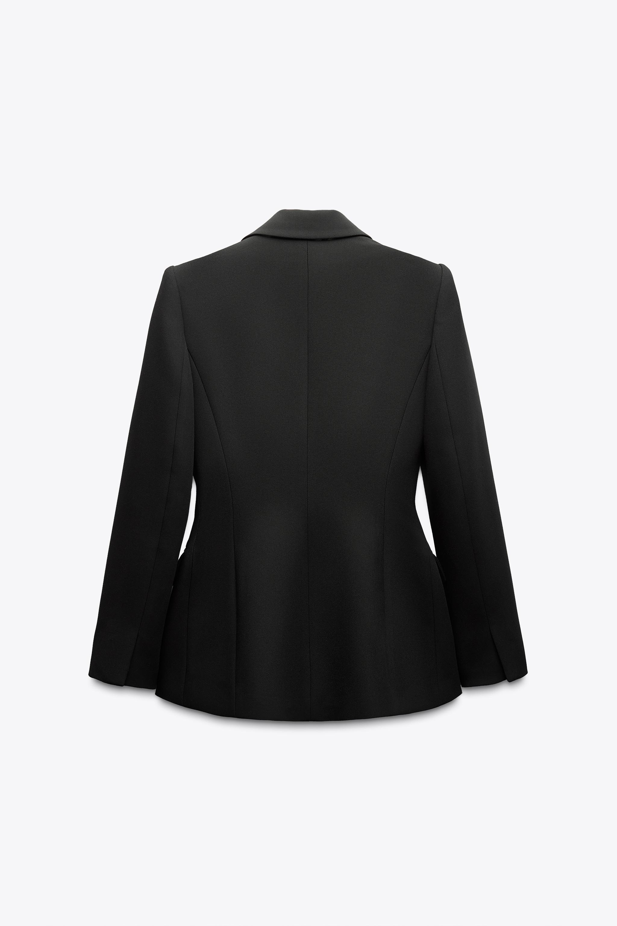 Fitted Blazer Blazer Femme Noir Zara ZARA NEW WOMAN FITTED BLACK