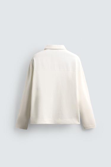 POLO COUPE BOXY STRUCTURÉ - Blanc de Zara - Image 7