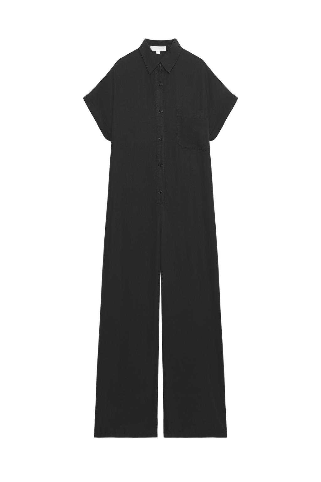 SHORT SLEEVE FLOWY JUMPSUIT - image 3