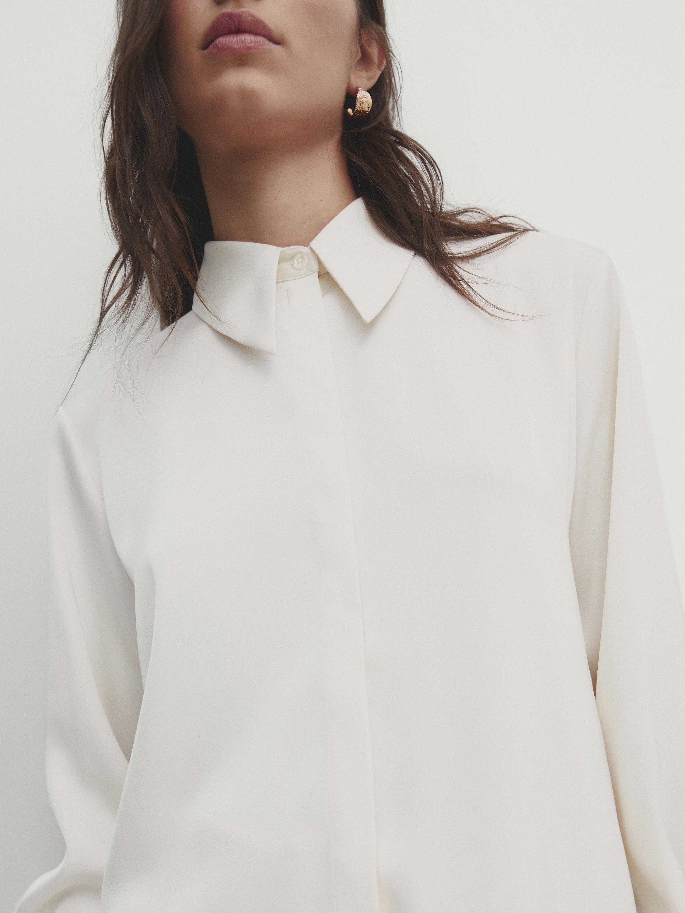 Zara white best sale pleated shirt dress