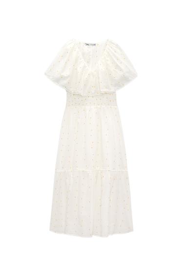 PLUMETIS EMBROIDERED DRESS