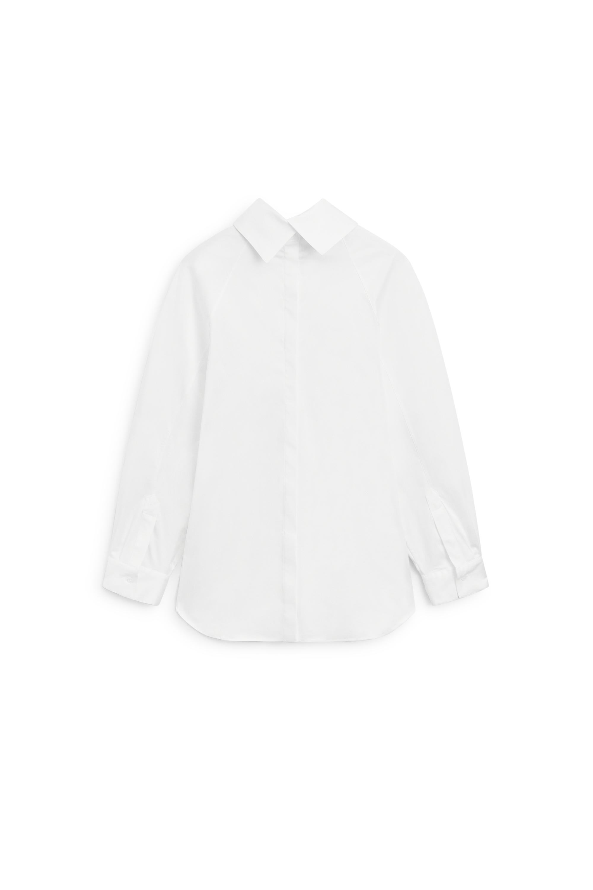 Chemise popeline oversize col montant - LIMITED EDITION