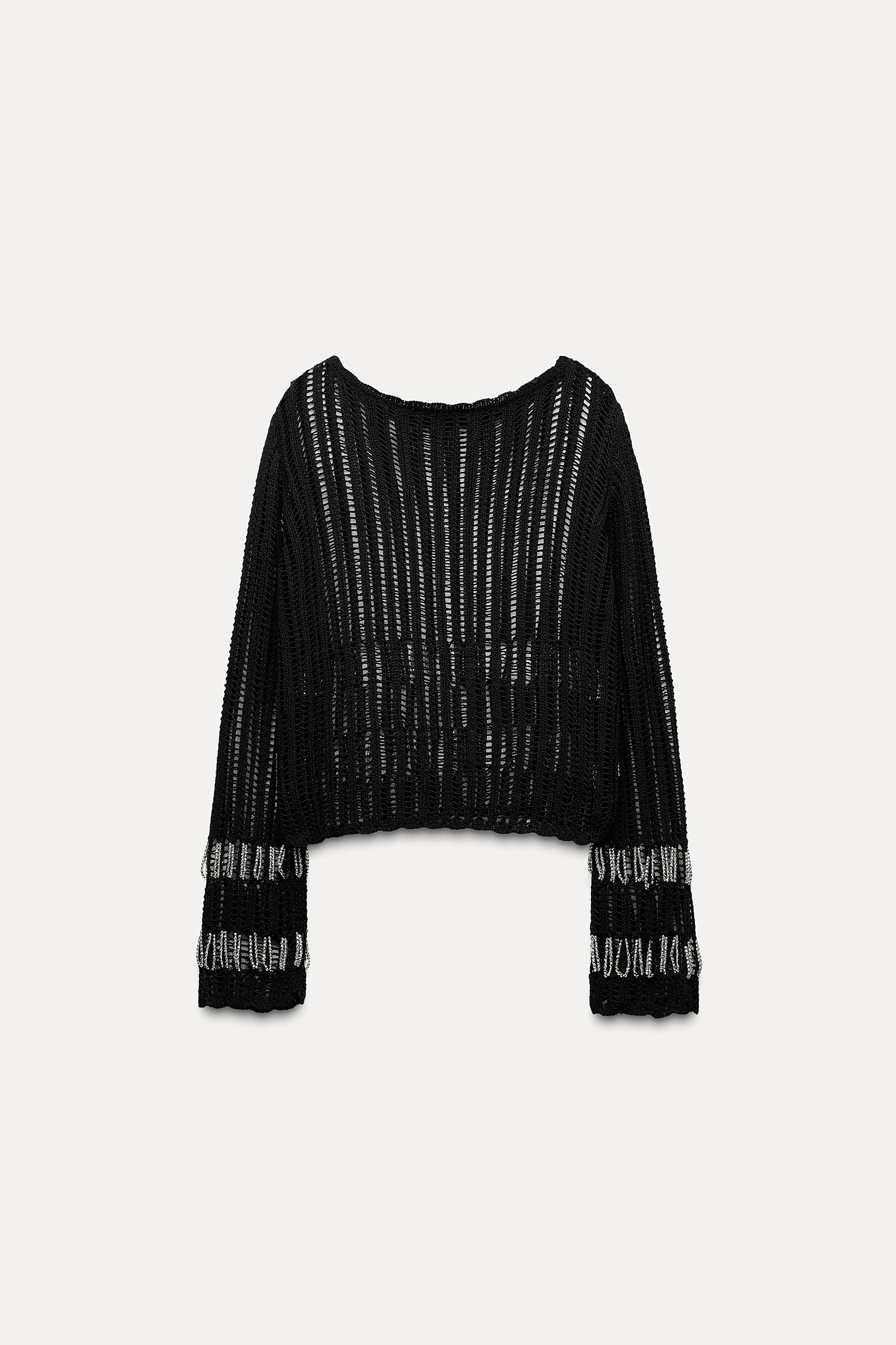 Women s Mesh Tops ZARA United Arab Emirates