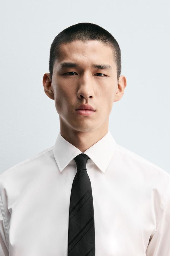 100% SILK STRIPED TIE