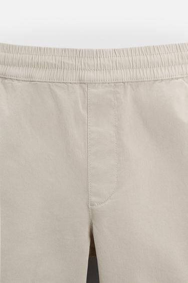 BERMUDA RELAXED FIT - Marron clair de Zara - Image 7