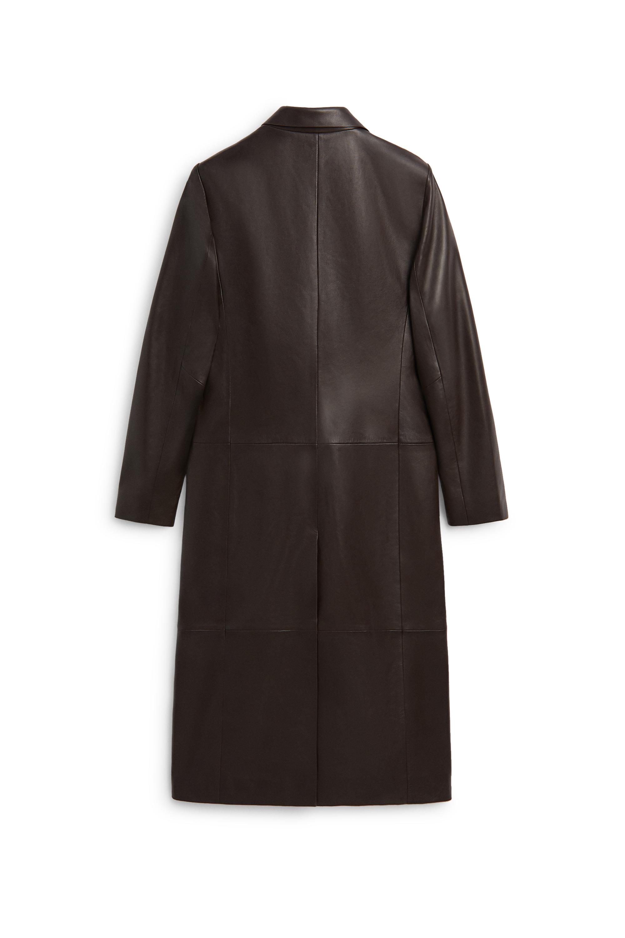 Long fitted leather coat - LIMITED EDITION