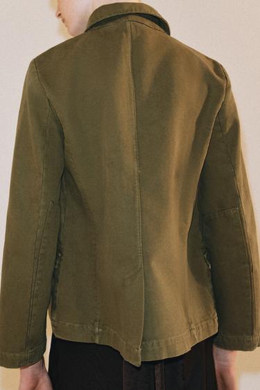 CHAQUETA BOLSILLOS ZW COLLECTION - Khaki de Zara