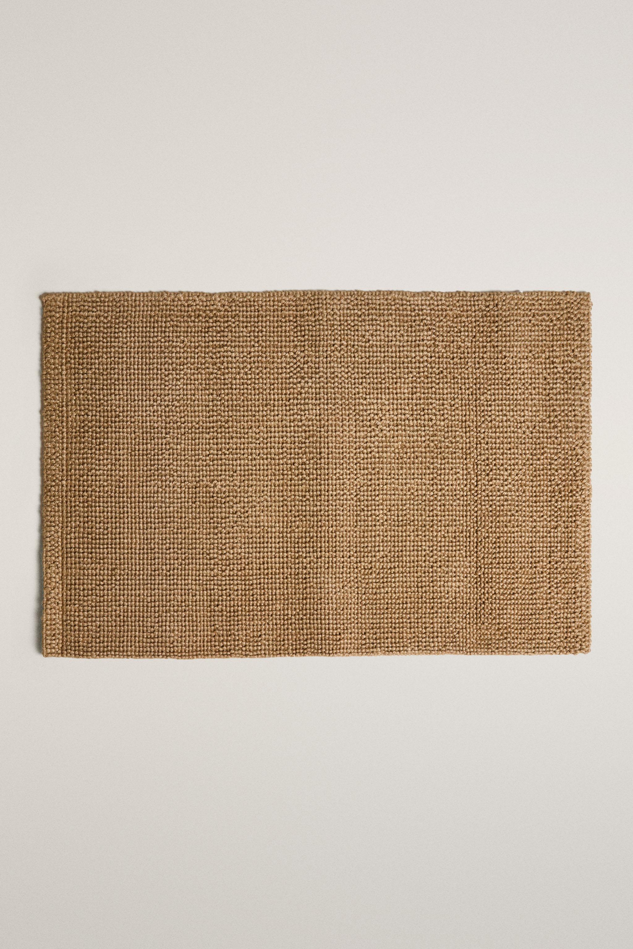 PLAIN JUTE DOORMAT - Light beige | ZARA Canada