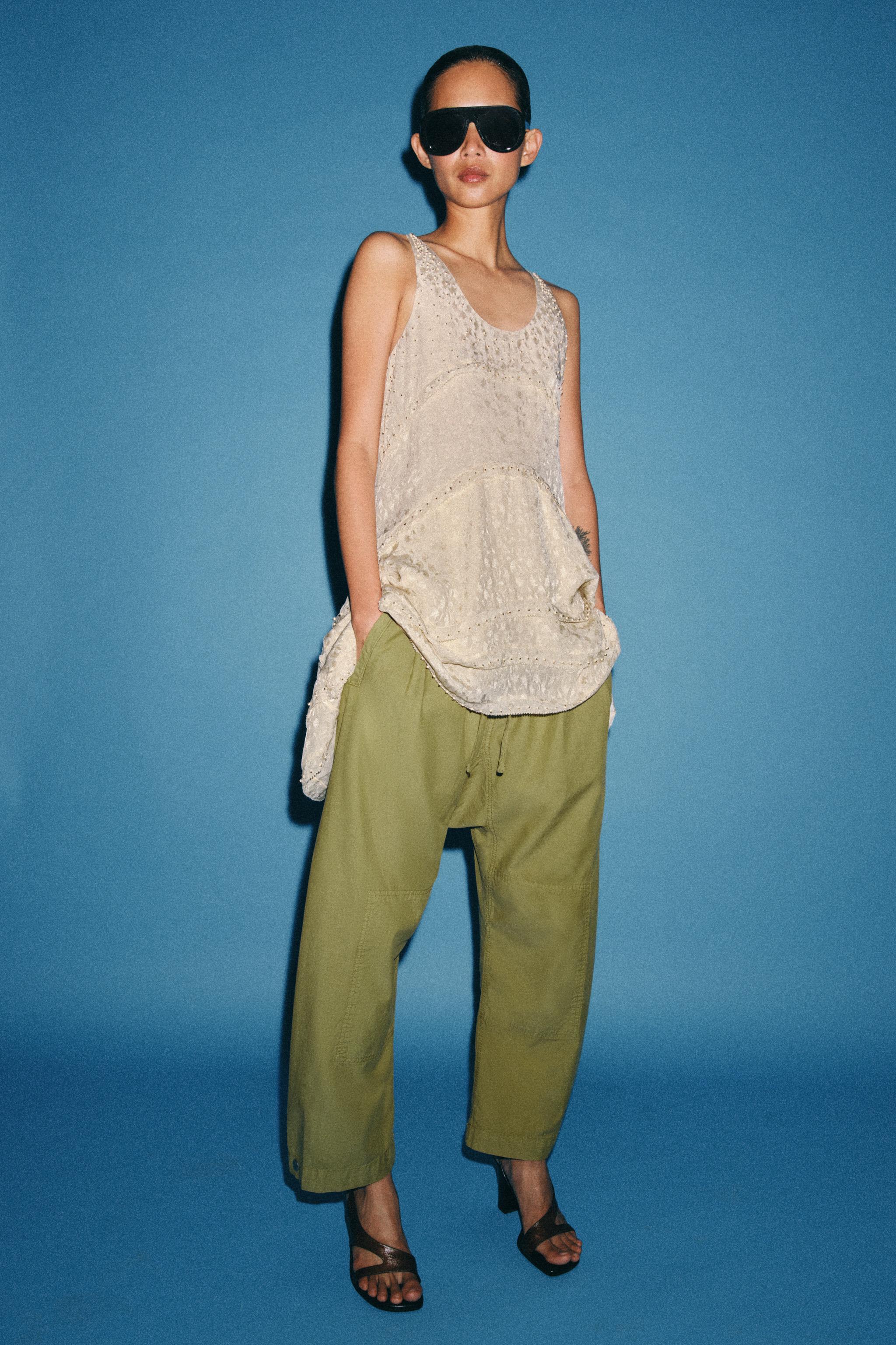 Женские брюки Zara ZW COLLECTION JOGGER PANTS — фото 6