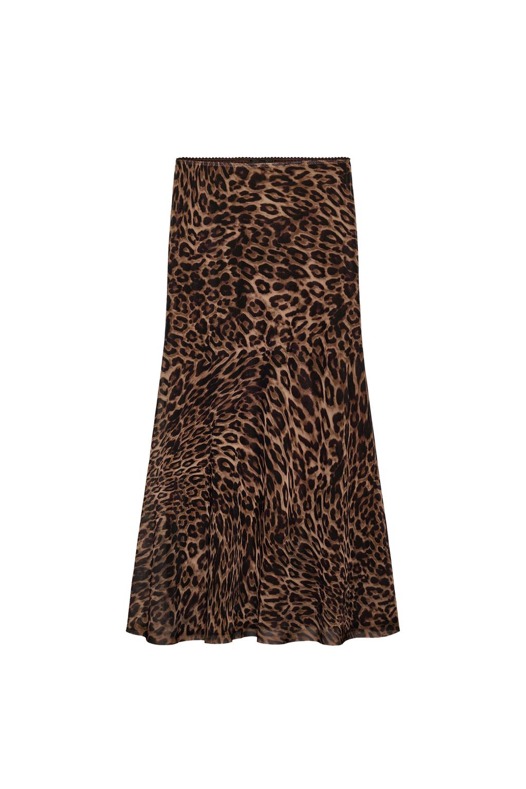 ANIMAL PRINT TULLE SKIRT - image 3