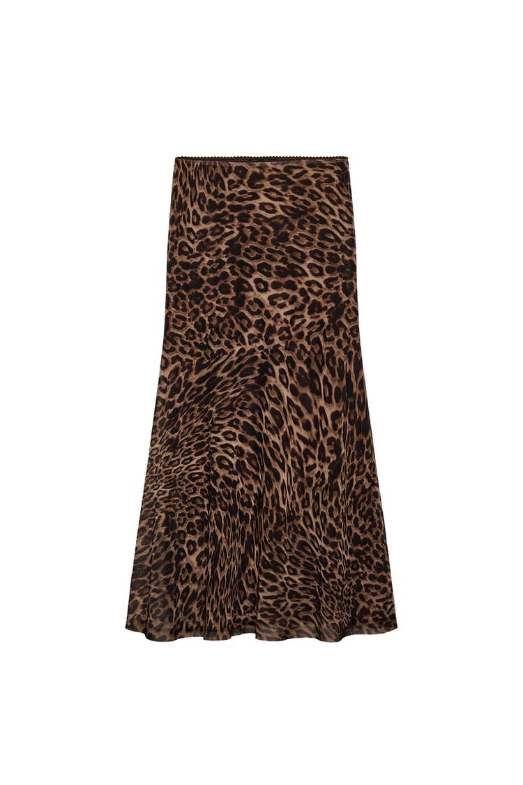 FALDA TUL ESTAMPADO ANIMAL