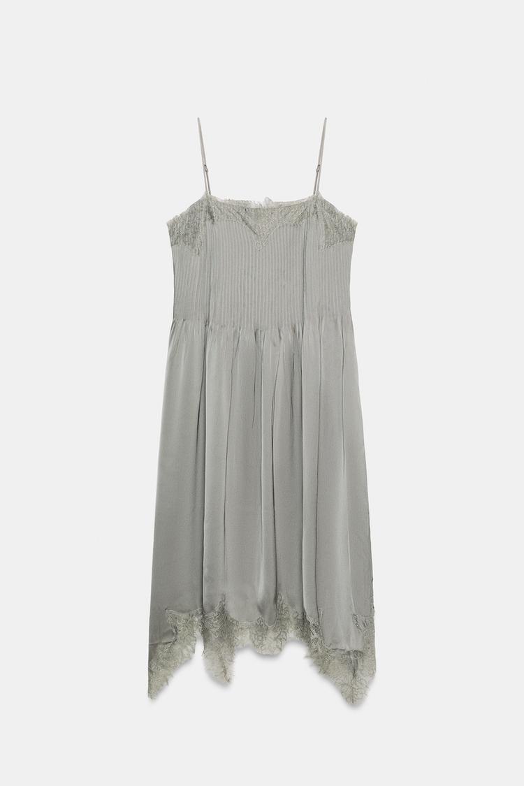 Vestido midi de encaje ZW COLLECTION 7