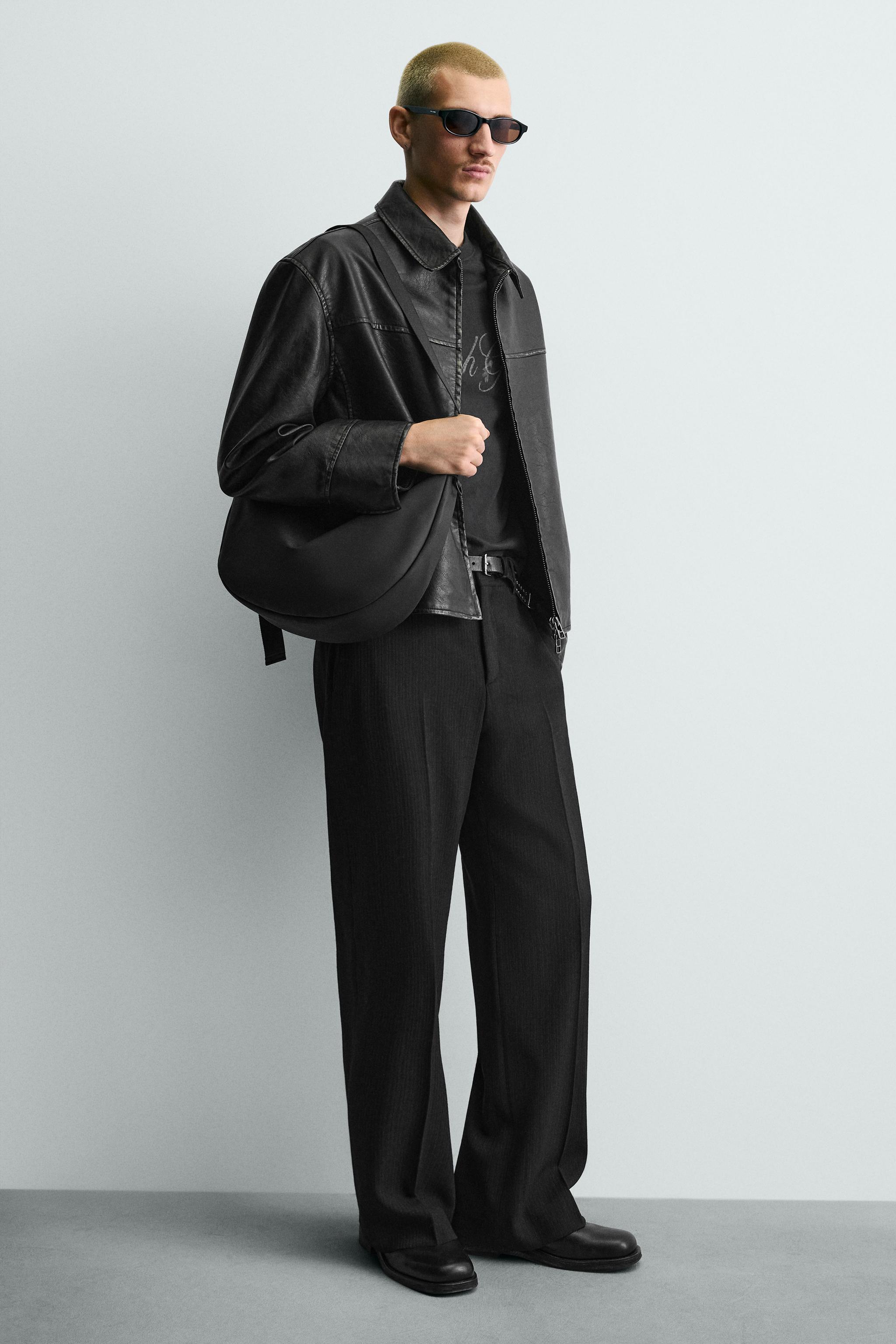 RUBBERISED SHOULDER BAG - Black | ZARA South Africa