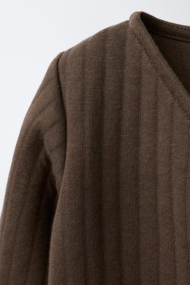 BUZO ACOLCHADO - Marrón de Zara