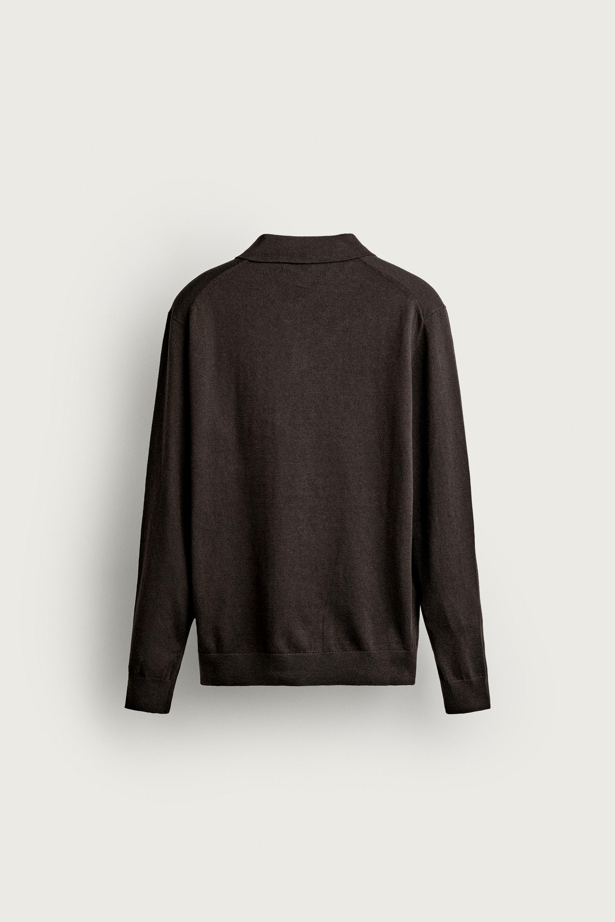 COTTON-BLEND REGULAR FIT KNIT POLO