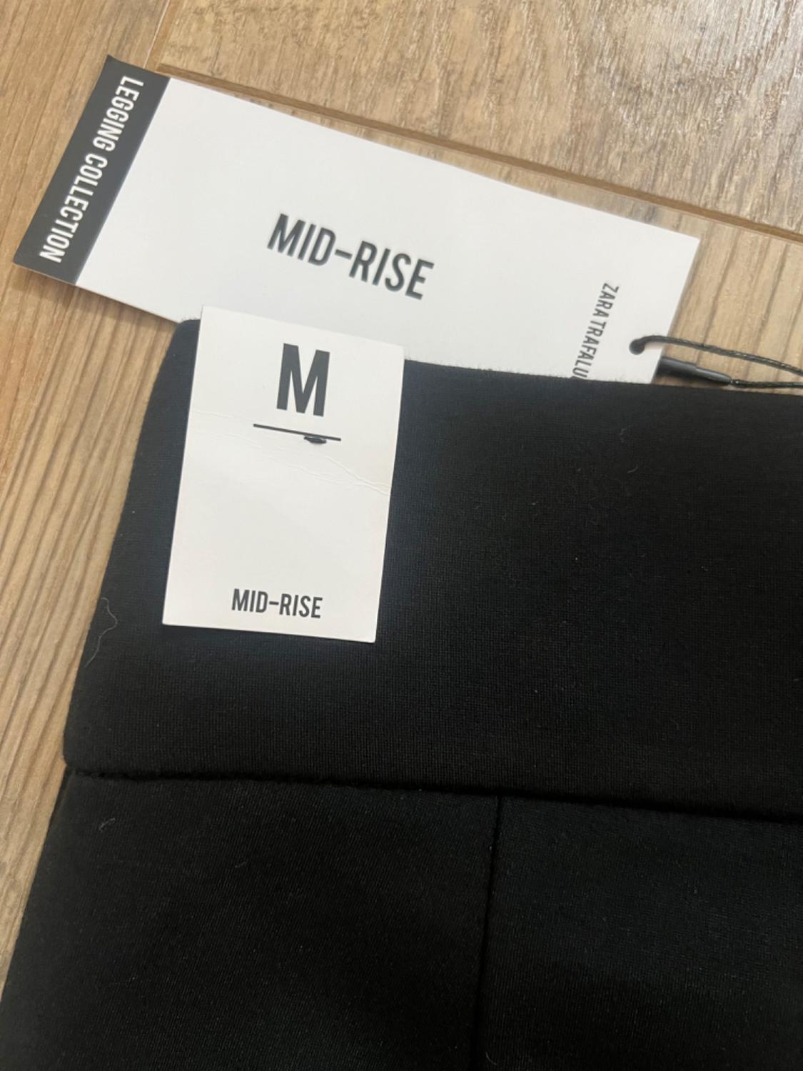 MID-RISE LEGGINGS WITH ZIPPERS - Image 5