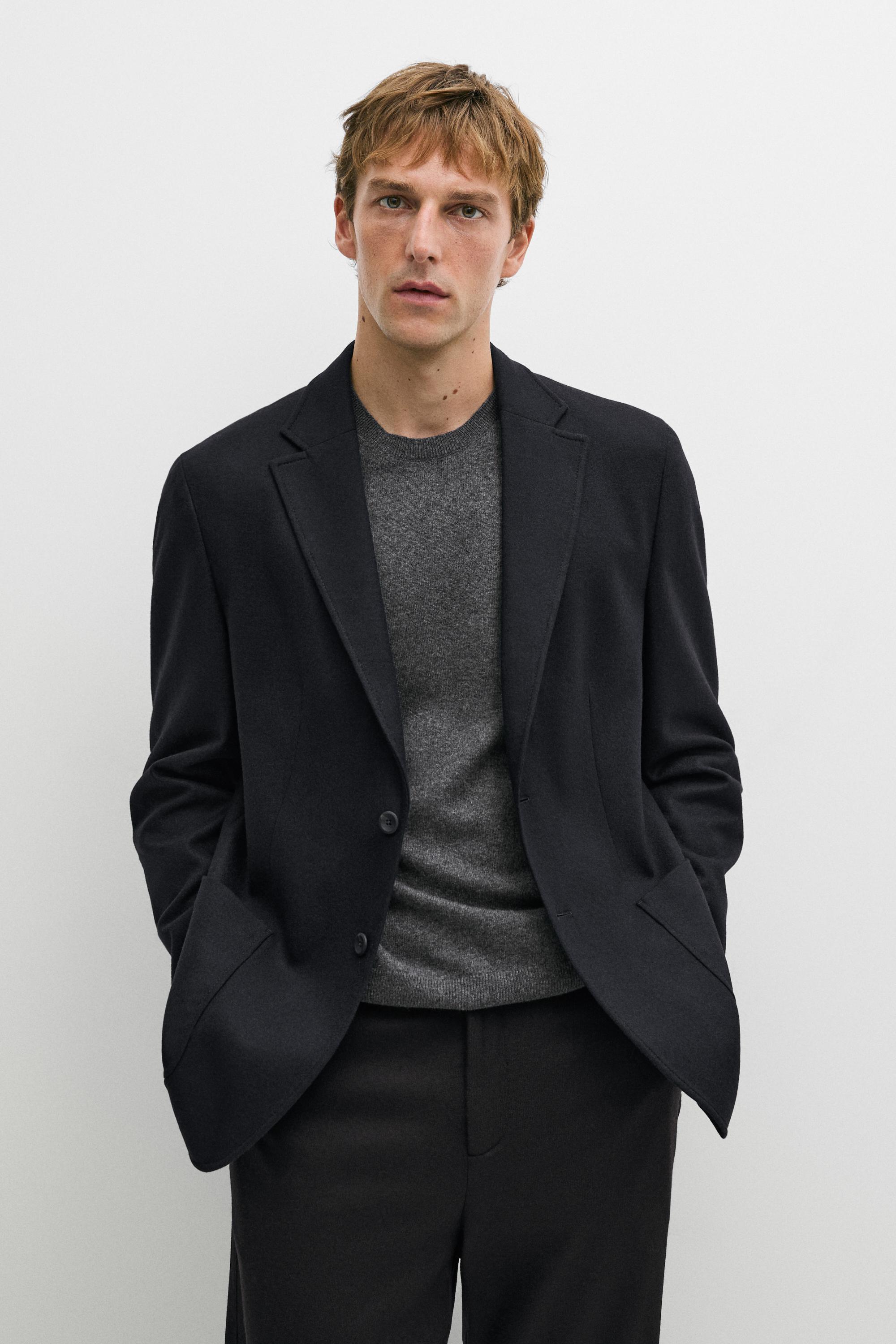100% wool suit blazer
