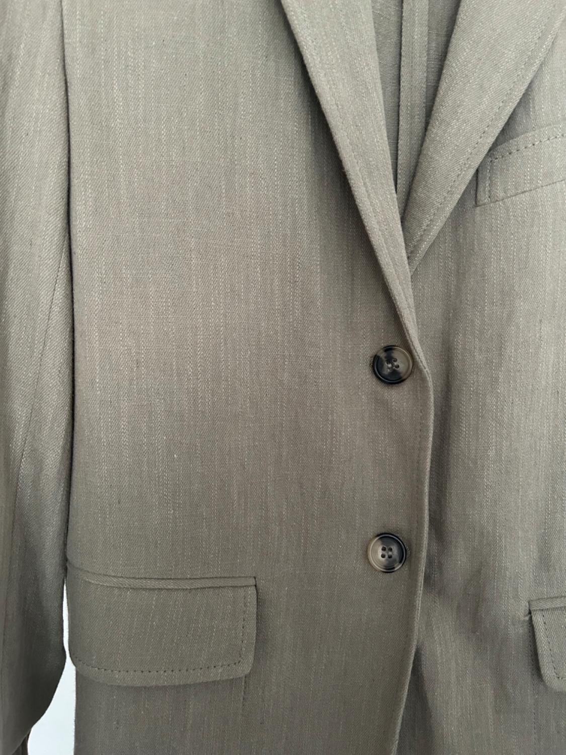 STRAIGHT LINEN-BLEND BLAZER - Image 3