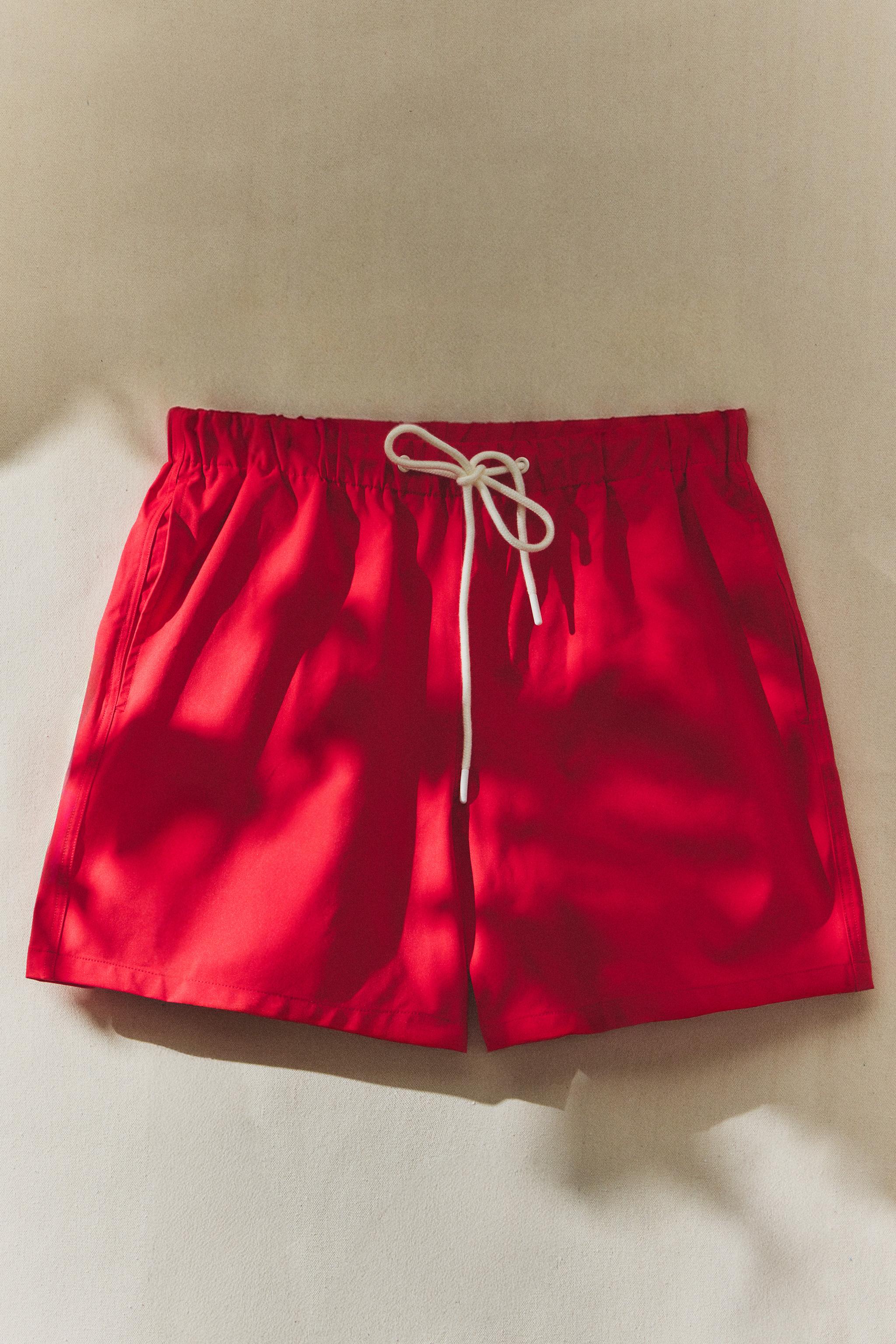 MAILLOT DE BAIN MI-LONG ROUGE