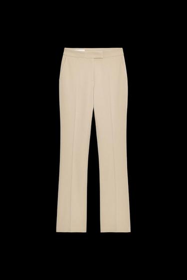 PANTALÓN FLARE TIRO BAJO - Arena de Zara - Imagen 0