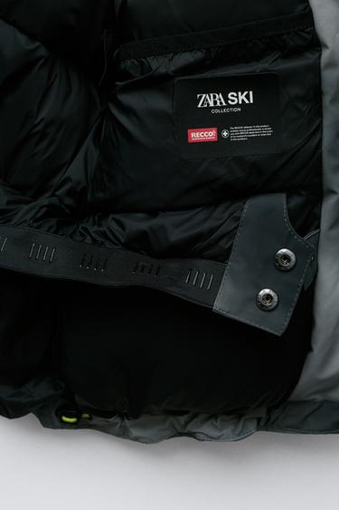 TIE DYE WATER-RESISTANT AND WINDPROOF DETACHABLE HOODIE JACKET RECCO® SYSTEM SKI COLLECTION - Grey by Zara - Image 9