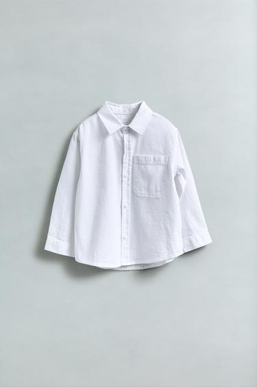 TEXTURED SHIRT - White by Zara