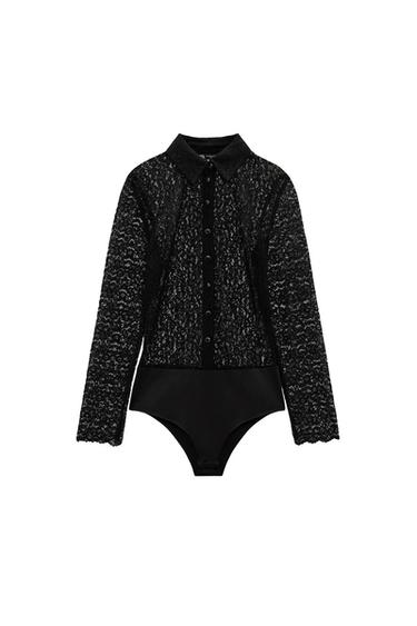 LACE BODYSUIT SHIRT