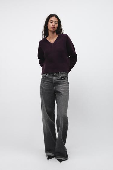 JERSEY SOFT PUNTO - GRANATE de Zara