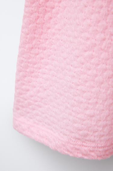 ROBE STRUCTURÉE CROCHET - Rose pastel de Zara - Image 3