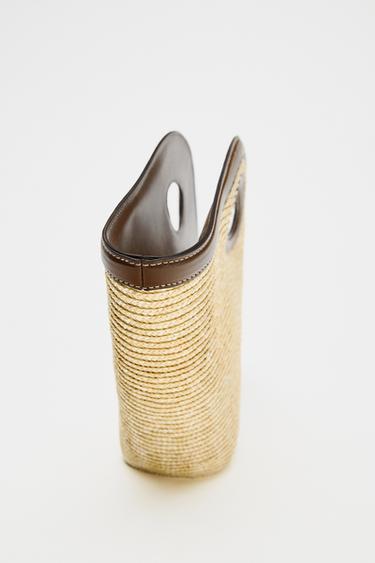 SAC CONTRASTÉ - Beige clair de Zara - Image 4