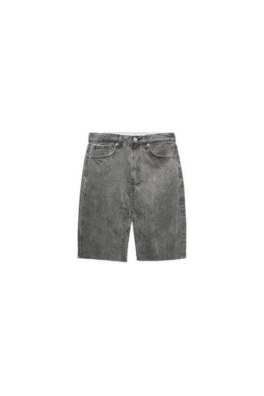 DENIM TRF SKIRT