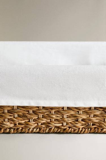 IRONING BASKET WITH FABRIC LINING - Brown by Zara - Image 4
