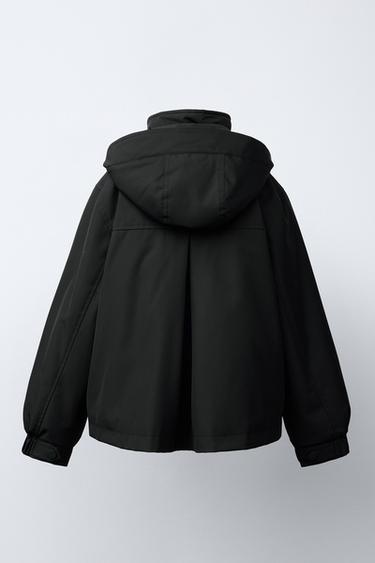 QUILTED PARKA - Black by Zara - Image 3