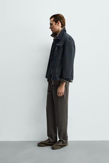 PANTALON JOGGER À TAILLE CONFORTABLE - Vert moyen de Zara - Image 3