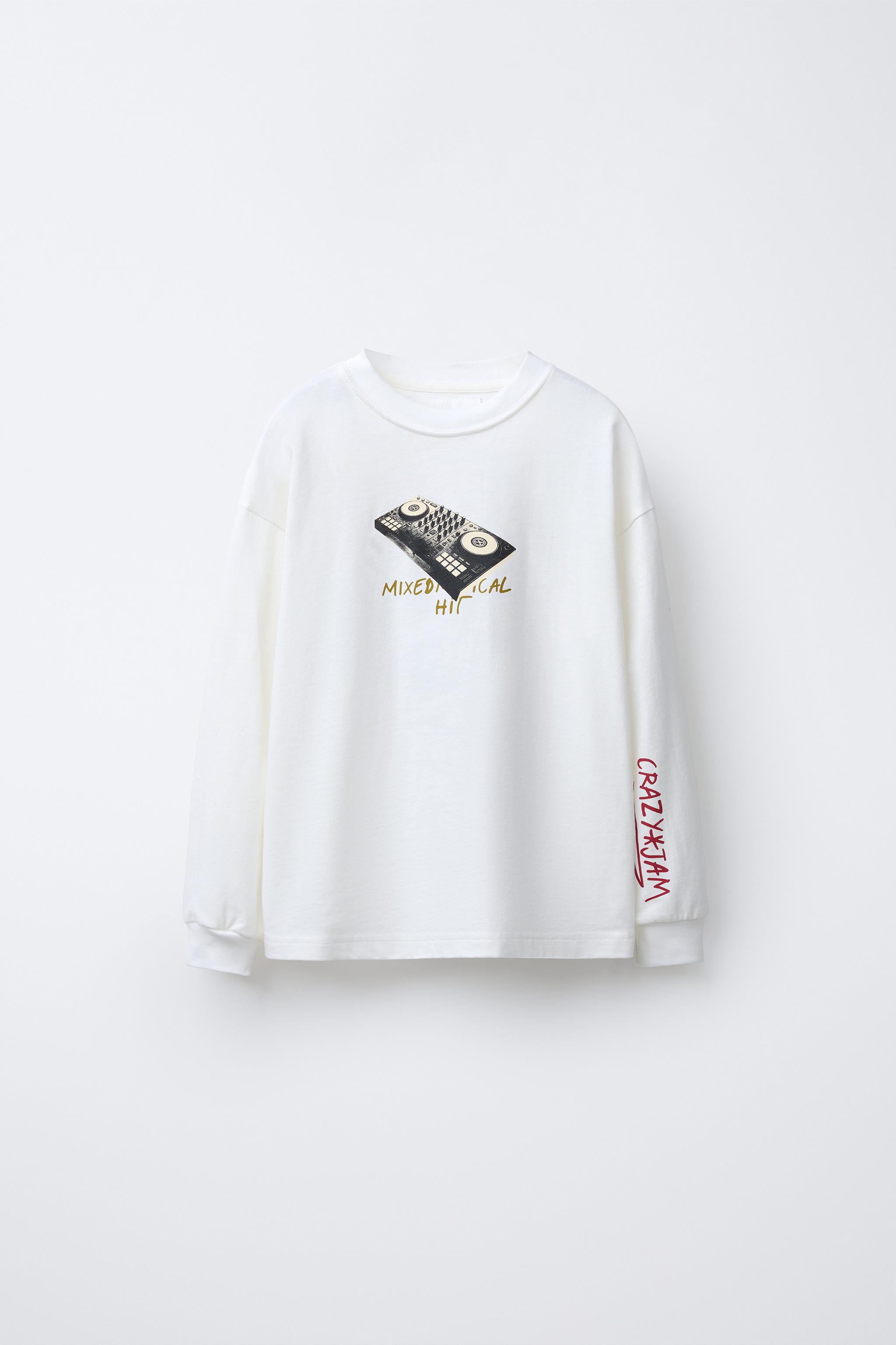 MUSIC PRINTED T-SHIRT