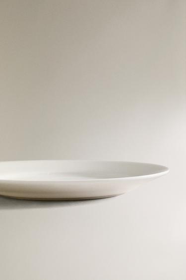 BONE CHINA SIDE PLATE - White by Zara - Image 3