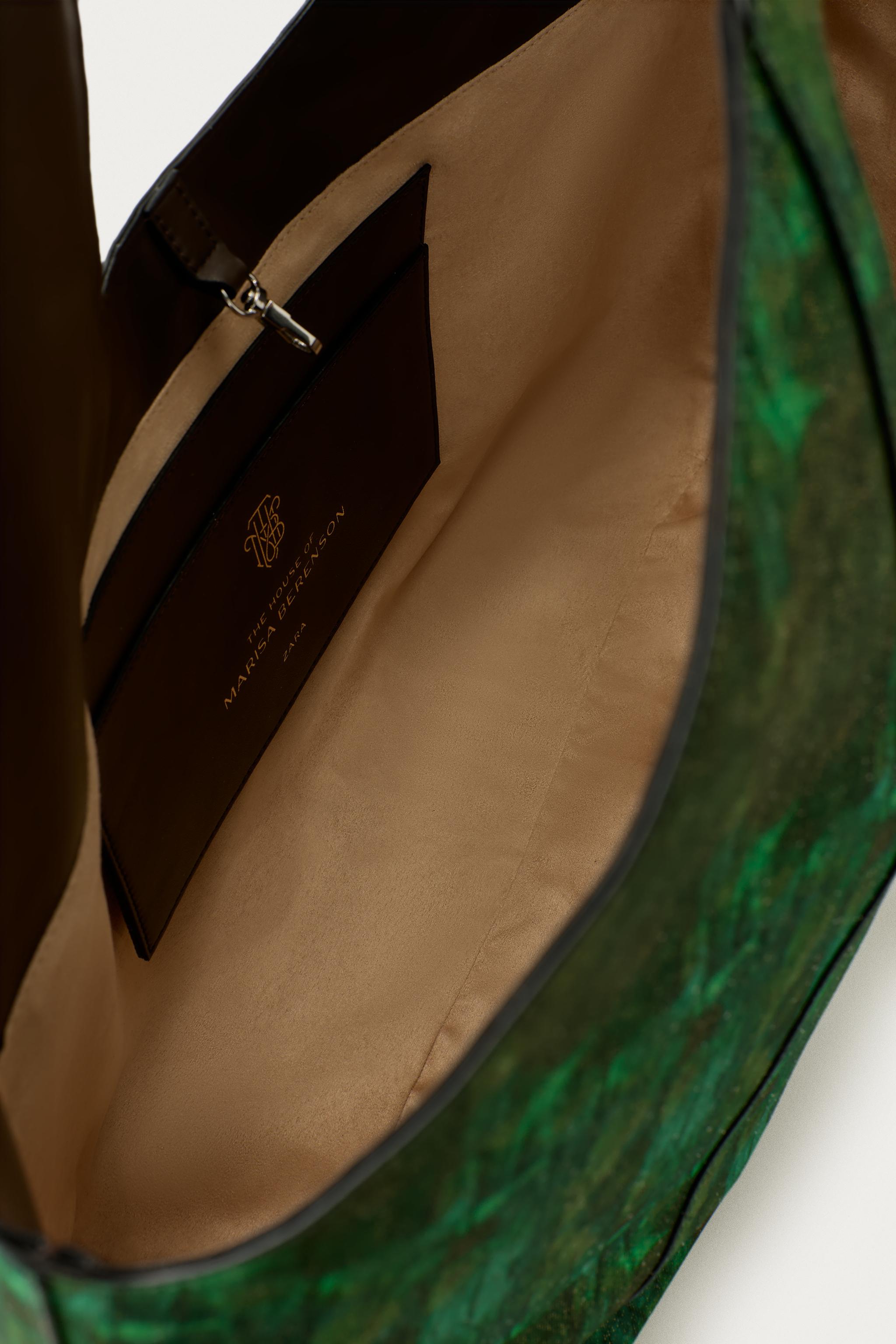 Женские сумки Zara MARISA BERENSON X ZARA PRINTED MAXI SHOPPER — фото 5