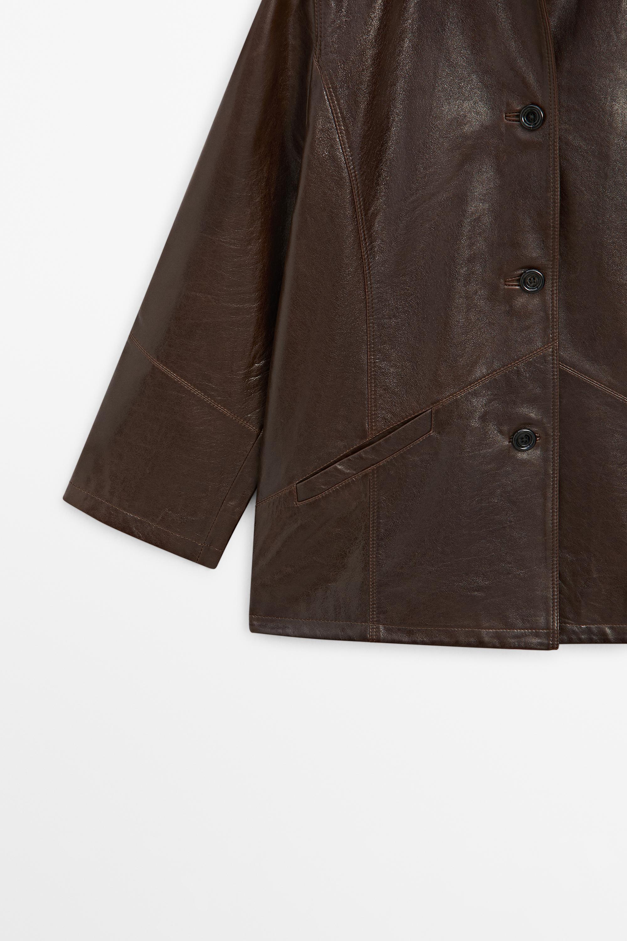 Nappa leather jacket