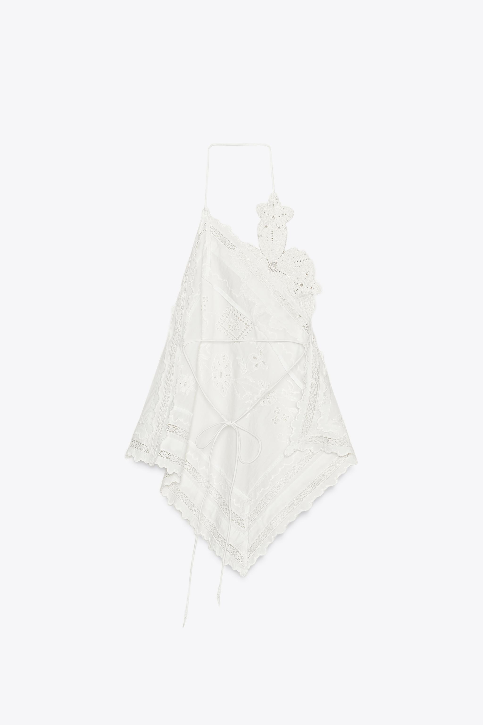 TOP ASYMÉTRIQUE FLEUR ZW COLLECTION
